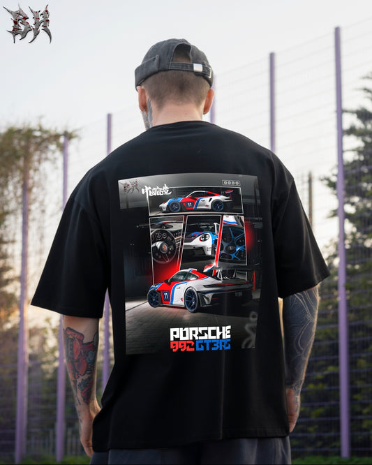 Unisex Porsche T-Shirt Car Poster